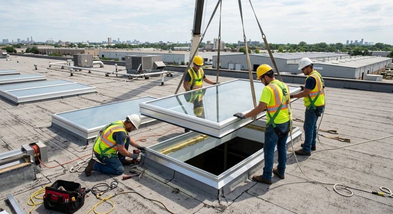 Commercial Skylight Renovation in Redmond, WA