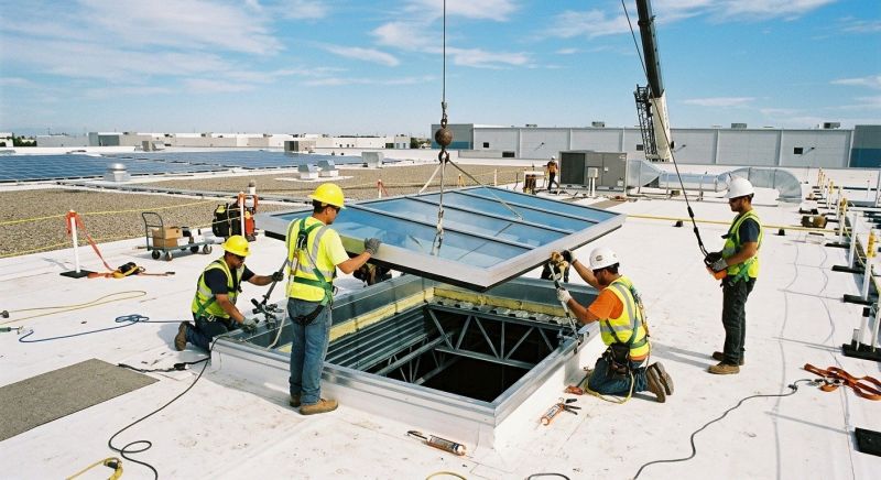 Commercial Skylight Renovation in Kent, WA