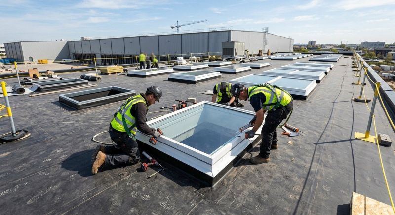 Commercial Skylight Renovation in Napa, CA