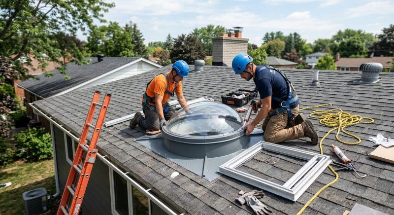 Dome Skylight Replacement in Puyallup, WA
