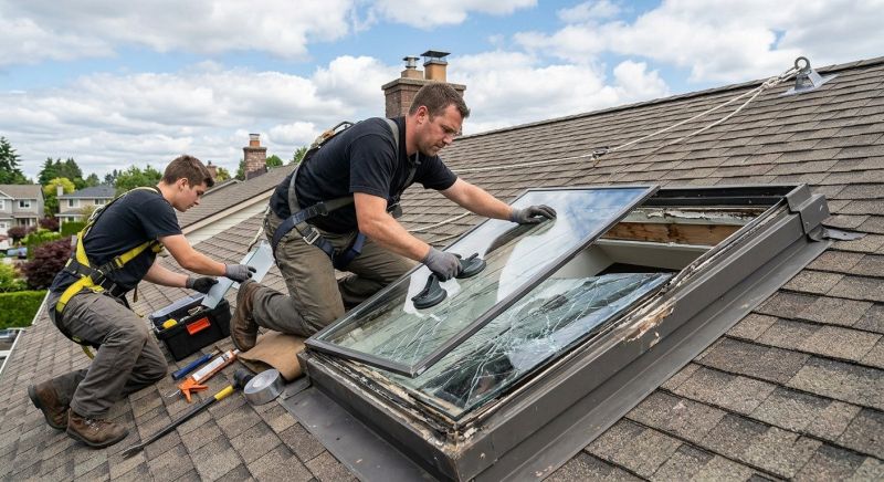 Skylight Glass Replacement in Renton, WA